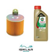 Honda Activa 100 Castrol Yağ Ve Hava Filtre Bakım Seti Bs0016