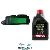 Honda Adv 350 Motul Yağ Ve Hava Filtre Bakım Seti Bs0007