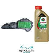 Honda Adv150 Castrol Yağ Ve Hava Filtre Bakım Seti Bs0019