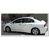 Honda Civic 2006-2011 6 Parça Paslanmaz Çelik Cam Çıtası