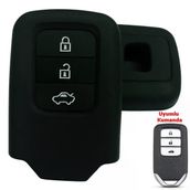 Honda Civic Accord Cr-V Hr-V Uyumlu Smart Anahtar Kumanda Kılıfı Oto Anahtarlık Silikon Kılıf