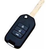 Honda Civic Crv Fc5 Hrv Sustalı Silikon Anahtar Kılıfı 1 Adet Siyah Renk