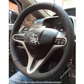 Honda Civic FD6 Araca Özel Direksiyon Kılıfı (Noktalı Nubuk)