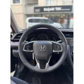 Honda Fc 5 Kaplama Deri Direksiyon Kılıfı Siyah