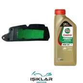Honda Forza 250 21-24 Castrol Yağ Ve Hava Filtre Bakım Seti Bs0007