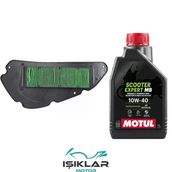 Honda Honda Sh 125İ Motul Yağ Ve Hava Filtre Bakım Seti Bs0008