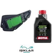 Honda Pcx 125 14-17 Motul Yağ Ve Hava Filtre Bakım Seti Bs0033