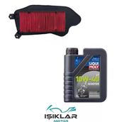 Honda Spacy 110 Liqui Moly Yağ Ve Hava Filtre Bakım Seti Bs0001