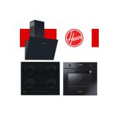 Hoover HDG6C2GBTK - HVW6MBB - HOT3051BI/E Siyah 3'lü Ankastre Set