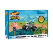 Hot Wheels HHJ36 Monster Trucks Kinetik Kum Oyun Seti