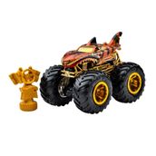 Hot Wheels JDV96-JDW02 HW Tiger Shark Monster Trucks Bigfoot Trophy Şampiyonları Tekli Arabalar