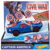 Hot Wheels Marvel Civil War Captain America Araç Seti