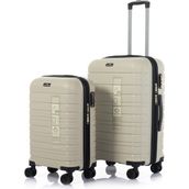 Hotowa Gold PP 8010 Ekru TSA Kilitli İkili Valiz Seti