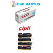 HP 207A Color Laserjet Pro M283FDN Chipli Uyumlu Muadil Toner Set