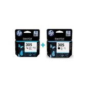 HP 305 Renkli ve Siyah 2'li Set Kartuş