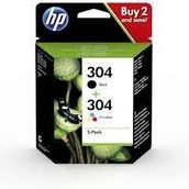 HP 3JB05AE 304 Siyah Combo 2'li 120 Sayfa Kartuş