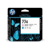 HP 774 P2V98A Açık Kırmızı Mavi Baskı Kafası Kartuş
