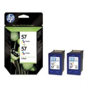 HP C9503AE 57 2'li Paket Color Renkli Kartuş