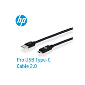 HP HP042GBBLK0.25TW Pro USBC V2.0 0.25 mt Siyah Hızlı Şarj Kablosu