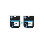 HP N9K06AE N9K05AE 304 Siyah ve Renkli Kartuş