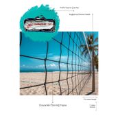 Hsport Premium çok kullanışlı 9.5 metre voleybol filesi pratik çantalı Beach&okul&sahil&otel Tipi Voleybol