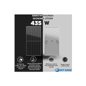 HT-SAAE Ht72-16m 435 Watt Beyaz Arka Yüz Güneş Enerji Paneli Half-cut Yüksek Verimli 48v