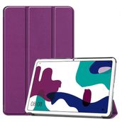 Huawei MatePad 10.4 Uyumlu Zore Smart Cover Standlı 1-1 Kılıf (Mor)