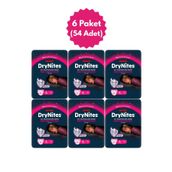 Huggies Drynites Kız 13+ Yaş 48-60 kg 9x6 Adet Emici Gece Külodu