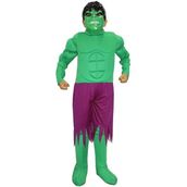 Hulk Kostümü Kaslı Lüks