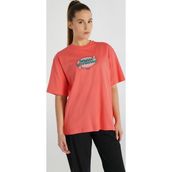 Hummel 912150-9952 Patez Oversize Kadın Spor Tişört