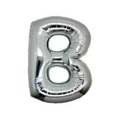 Huramarketing B Harf Gümüş Renk 40 inç Folyo Balon