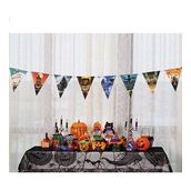 Huramarketing Cadılar Bayramı 8'li 3 m Halloween Bayrak Banner Süs