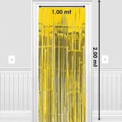 Huramarketing Gold 90x200 cm Işıltılı Duvar ve Kapı Perdesi Gold 90X200 cm