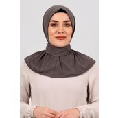 Hürrem Bone 2101-10 Vizon Sandy Arkadan Çıtçıtlı Geçmeli Eşarp