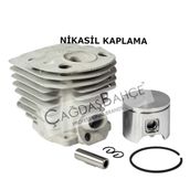 Husqvarna 55 46 mm Testere Nikasil Silindir Piston Seti