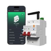 Hybrone Akıllı Wi-Fi Otomatik Sigorta, C Tipi 63A 2P, Akım Koruma Rölesi, 220V-240V