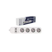 Hybrone Dörtlü Wifi Akıllı Priz 16A | Akım Korumalı, Uzaktan Kontrol, Zamanlayıcı, Çocuk Kilidi, USB Type-C