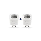 Hybrone Wifi Akıllı Priz 2'li Set 16A | Akım Korumalı, Uzaktan Kontrol, Zamanlayıcı, Çocuk Kilidi, Akıllı E