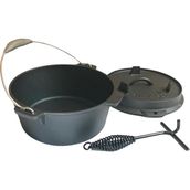 Hype Store Naturpot Döküm Tencere 10 Inch Dutch Oven Demir Döküm Kamp Tenceresi 25 cm