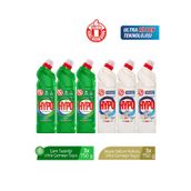 Hyper Hypo 3x750 ml Beyaz Sabun + 3x750 ml Çam Ultra Çamaşır Suyu