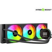 Hyper Rocket 360Mm Argb Wl360yn Siyah Sıcaklık Göstergeli İşlemci Sıvı Soğutucu