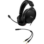 HYPERX Cloud Stinger 2 - Mikrofonlu hafif kulak üstü kulaklık, Döndürülebilir-sessize alma fonksiyonu, 50 mm sürücü, PC uyumlu