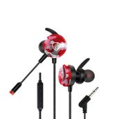 Hytech HY-GK4 Kırmızı Kamuflaj Kulakiçi Oyuncu Kulaklık