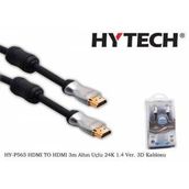 Hytech HY-W290 Gold 1.3 m Mini HDMI M-M 1.4 Versiyon 24K 3D Kablo