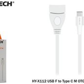Hytech HY-X112 Beyaz USB F to Type C M OTG Çevirici