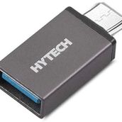 Hytech HY-XO10 Gümüş Metal Gövde USB F to MicroUSB M OTG Çevirici
