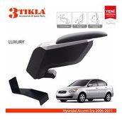 Hyundai Accent Era 2006 2012 Çelik Ayaklı Gri Siyah Kol Dayama Kolçağı