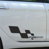 Hyundai Yan kapı Çamurluk Sport Oto Sticker Sağ Sol 2 Adet