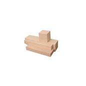 İahşap 9x9 cm x 190 cm 1 Adet Köknar Göknar Ahşap Çıta Taslak Tahta Blok ve Kereste