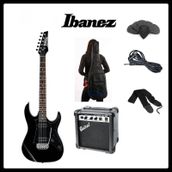 Ibanez GRX20-BKN Siyah Elektro Gitar Set